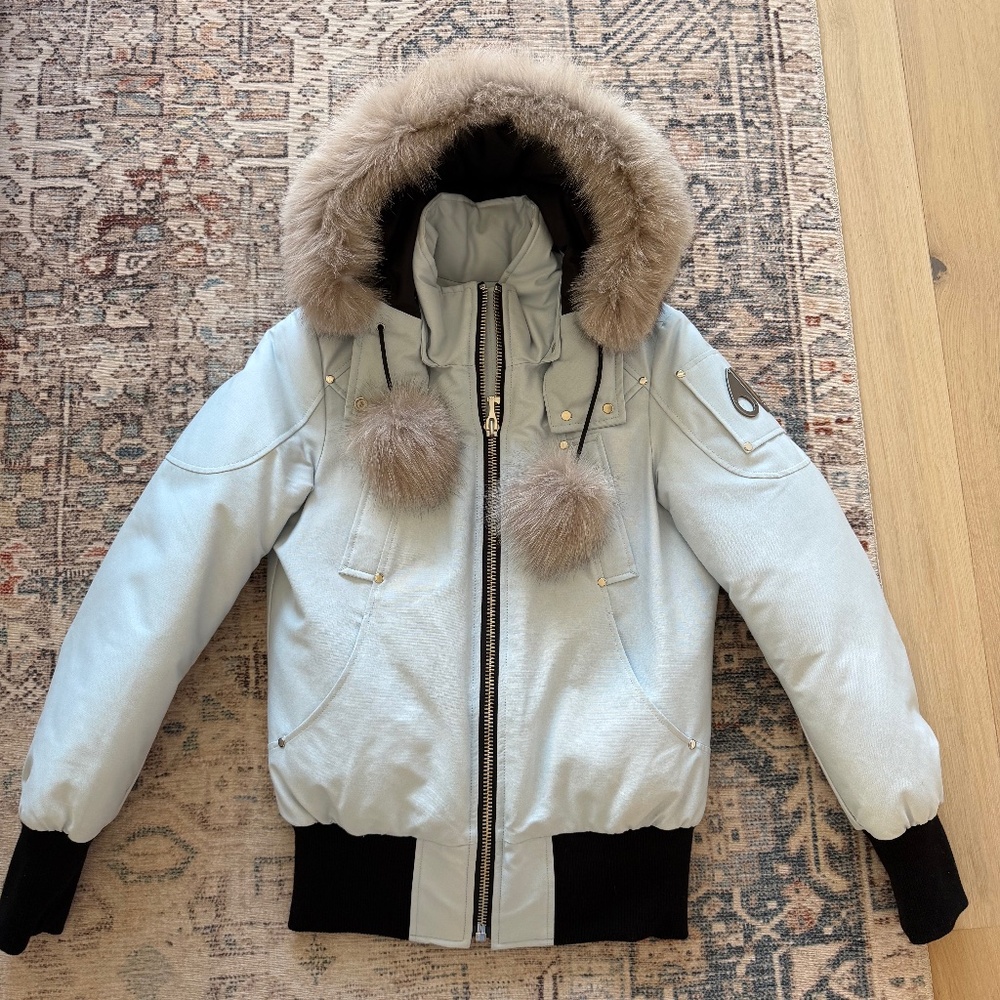 Moose knuckles bomber coat